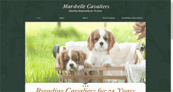 Desktop Screenshot of marshellecavaliers.com